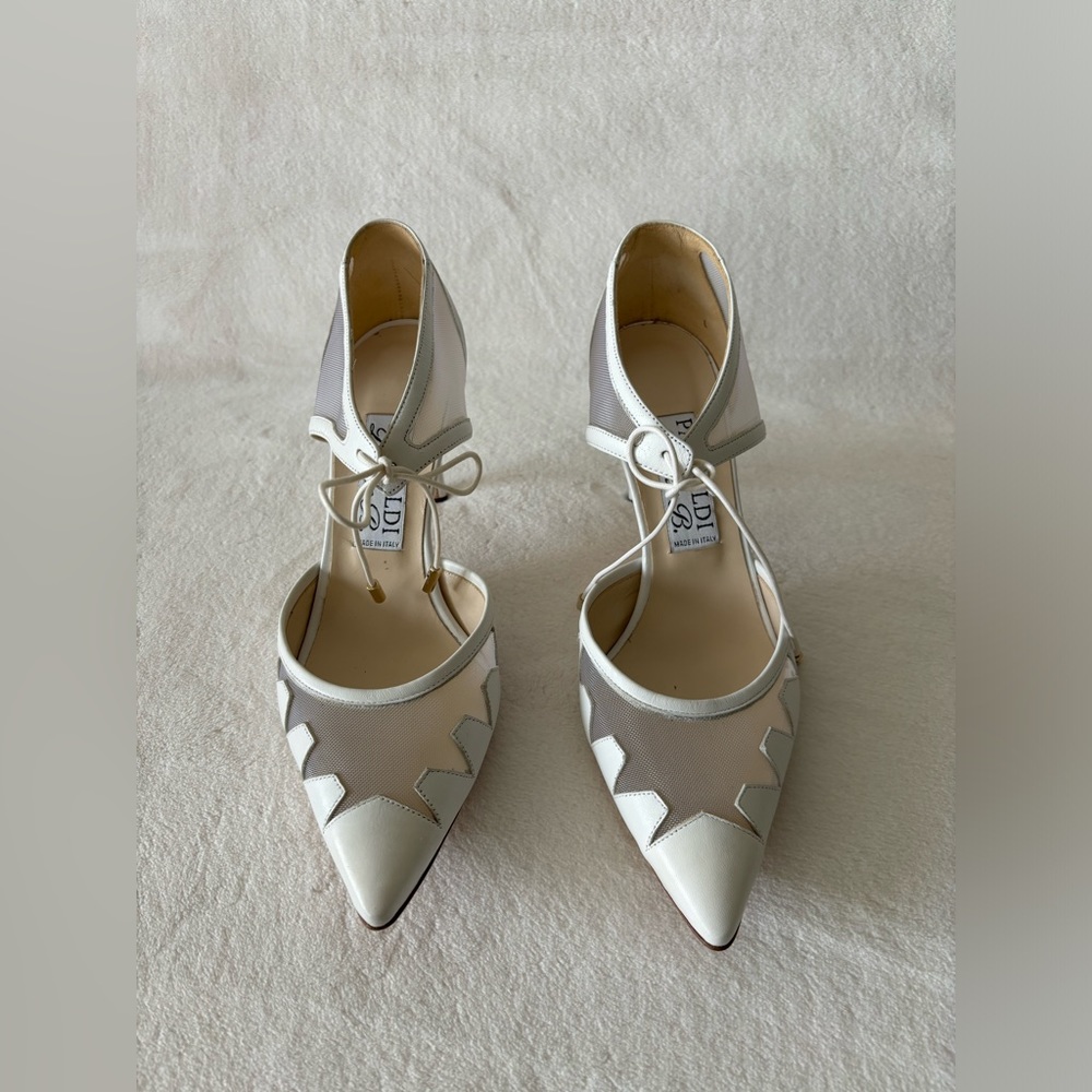 NEW Pancaldi for Diane B. White Pumps, Made in Italy size 38 - 7